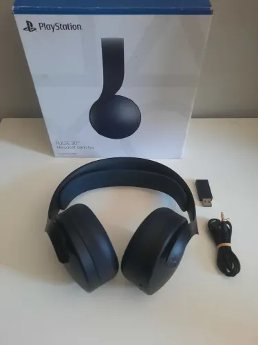 Headset Pulse 3D preto PS5 - Aceito cartão e envio