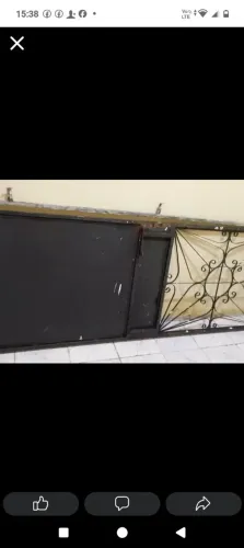 Marta pra maquiagem e porta de ferro