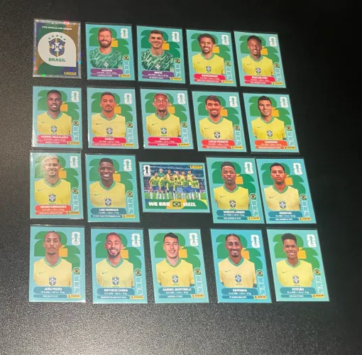 Figurinhas Seleção Brasileira COMPLETA - Copa do Mundo 2026