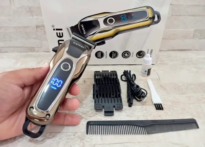 MÁQUINA DE CORTE PROFISSIONAL KEMEI 1990 - Ofertas