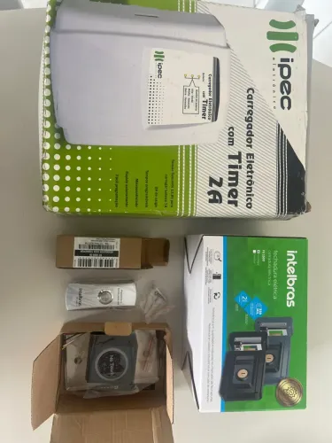 Kit completo para fechadura eletrônica Intelbras