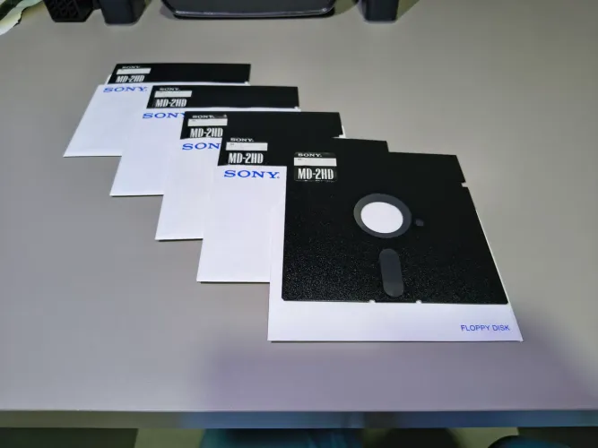 5x disquetes de 5 1/4 - 5.25 de 1.2MB - Leia a descrição.