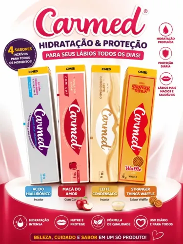 Carmed Stranger Things Waffle Original Hidratante Labial 10g Vitamina E Cimed ?