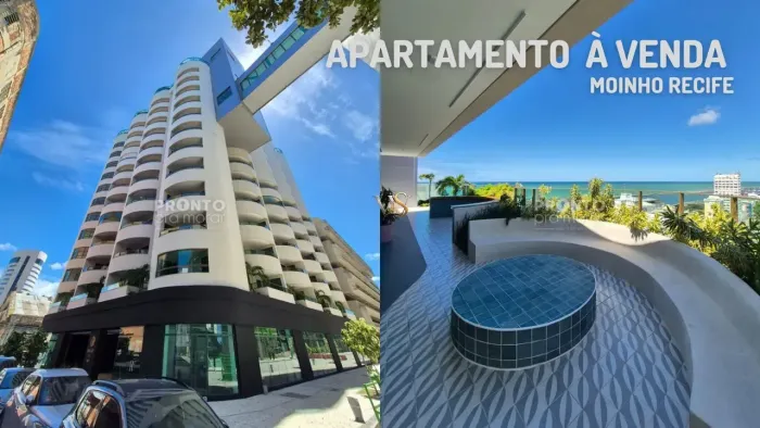 APARTAMENTO À VENDA NO MOINHO RECIFE NO RECIFE ANTIGO-PE