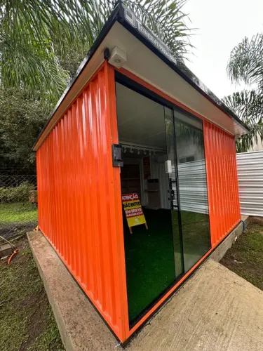 Container modular desmontável mini mercado 