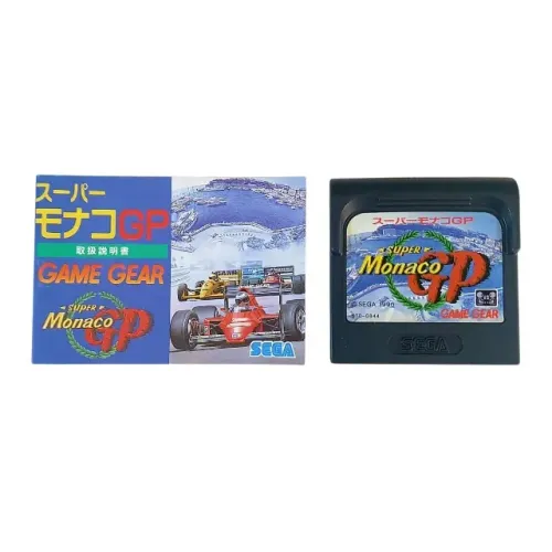 Super Monaco Gp C/ Manual - Japonês - Sega Game Gear
