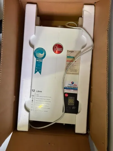 Aquecedor a Gás Rheem 12L GN - Funcionando (Leia a descrição)