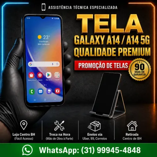 Tela Samsung Galaxy A14 / A14 5G ? Melhor do Mercado!
