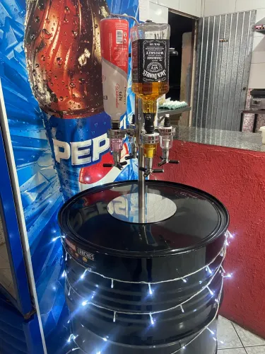 Expositor/dosadora de bebidas completo
