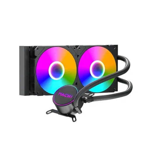 Water Cooler MACH1 Logic 240 RGB 240mm Preto - GK240 NOVO