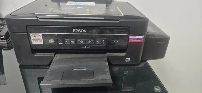 Impressora Multifuncional Epson EcoTank L375 - Wi-Fi - Com 4 Garrafas de Tinta Extras