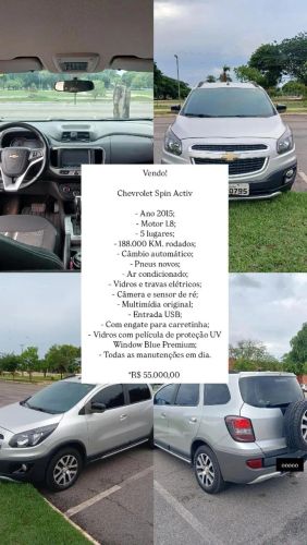 Imagem de Chevrolet Spin Activ 1.8 8V Econo. Flex 5P Aut. 2016