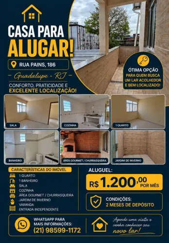 Casa para alugar em Guadalupe