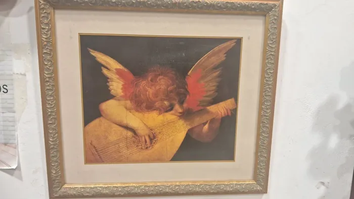 Quadro de Anjo belíssima peça 40x34