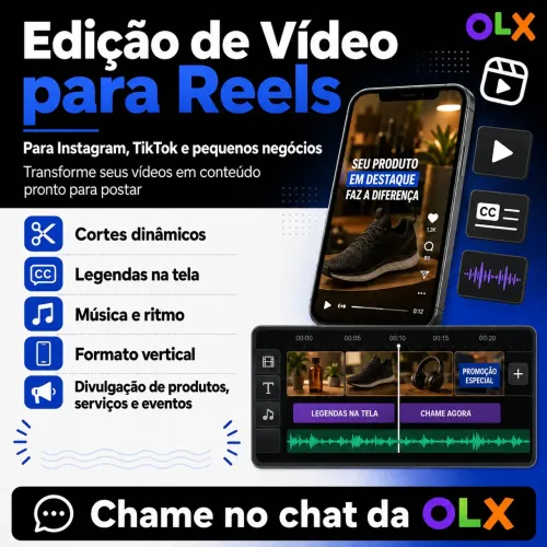 Edição de Vídeo para Instagram, Reels e Pequenos Negócios