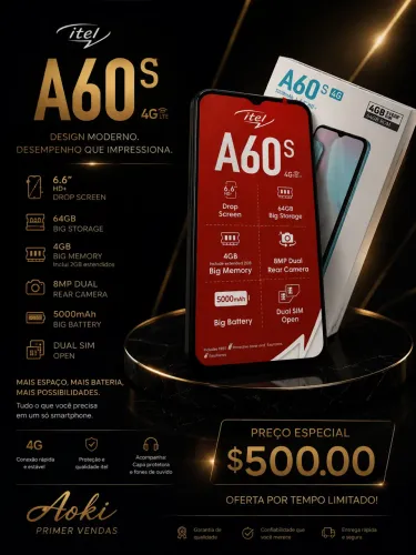 Celular Novo Intel A60s preço especial