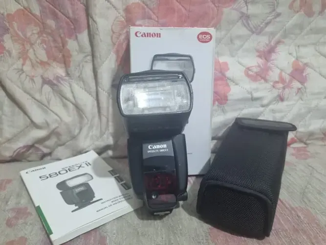 Flash Canon Speedlite 580EX II (Estado de Novo) | Na Caixa Original