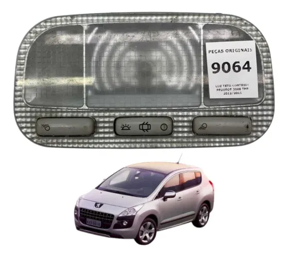 *luz Teto Cortesia Peugeot 3008 Thp 2012/2015   peça origina retirada