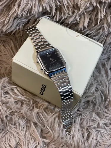 Relógio Casio Vintage Prata Original AQ230 - Novo na Caixa