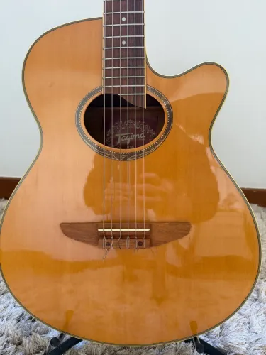  violão eletroacústico Tagima Vegas com suporte e capa 