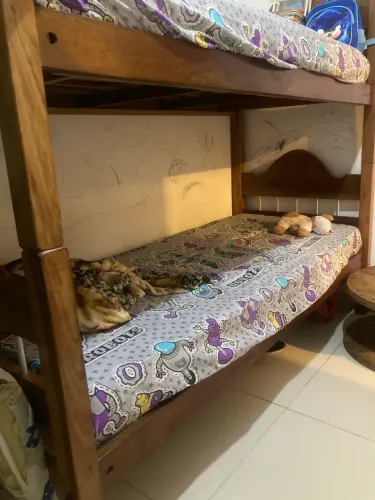 Cama solteiro madeira