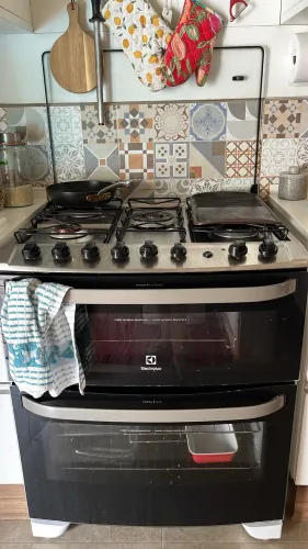 *raridade* FOGÃO ELETROLUX 76DAB FORNO DUPLO