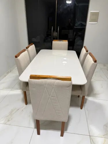 Mesa de jantar 6 cadeiras