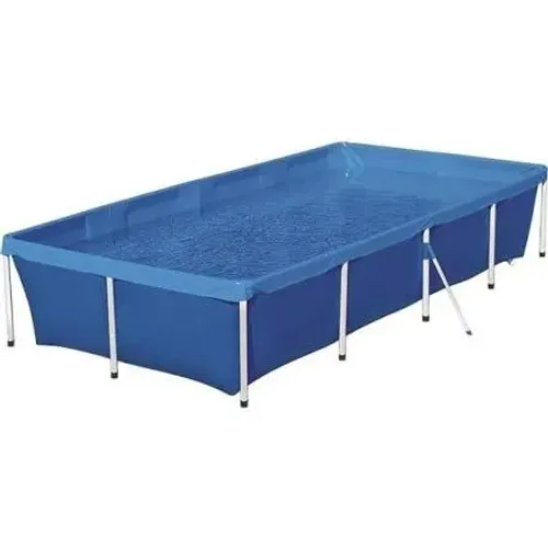 Piscina de plástico 4000L + clorador + escova + motor
