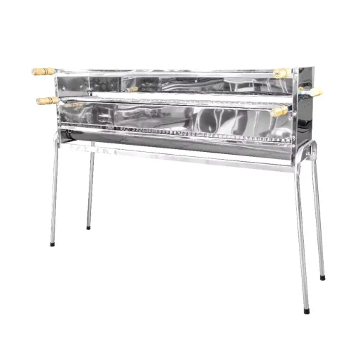 Churrasqueira Speto Grill 2 Grelhas Inox Espetinhos 110cm