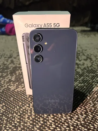 Samsung Galaxy A55 5G Azul-Escuro - Estado de Novo!