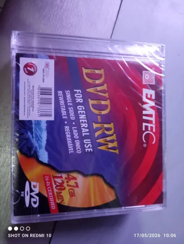 Dvd virgem RW