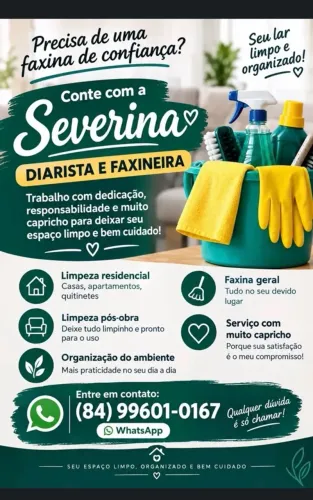 Diarista faxineira do lar