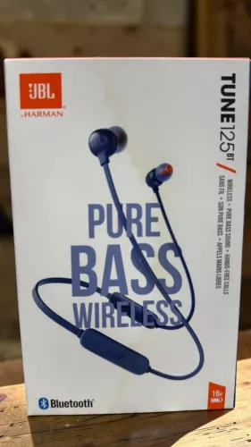 Fone de ouvido neckband sem fio JBL Tune 125BT 125BT blue -Retirada Freguesia