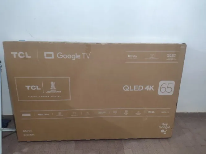 TV TCL 65 POLEGADA NA CAIXA