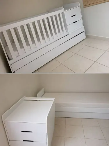Vendo berco 3 em 1 com cama e cômoda acoplada