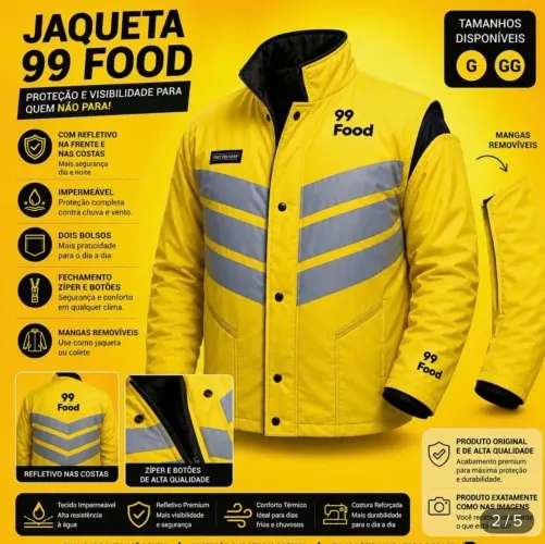 Jaqueta 99 + bag promoção!