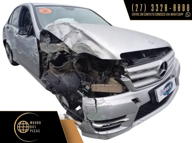 (SUCATA PARA RETIRADA DE PEÇAS) MERCEDES BENZ CLASSE C 180 1.6 16V Turbo 156cv 2012/2013 G