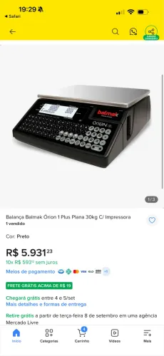 Balança balmak semi nova