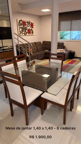 Mesa de Jantar + 6 mesas