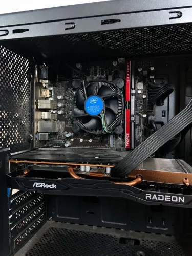 Kit Gamer I3 10100f + Rx 6600 AsRock + placa mae H510m NÃO ACOMPANHA MEMÓRIA RAM !