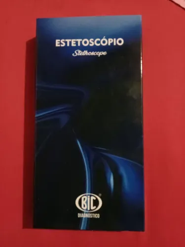Estetoscópio BIC Eternity Adulto/Pediátrico All Black Novo na Caixa