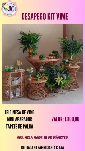 Materiais de decoração 