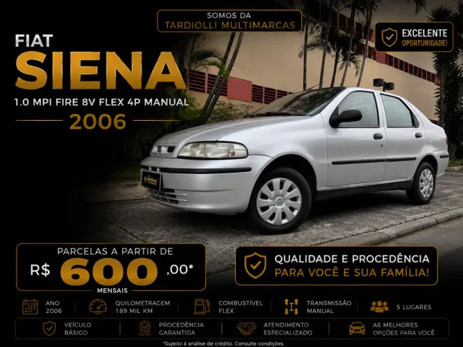Fiat Siena 1.0/ EX 1.0 MPI Fire/ Fire Flex 8V 2006