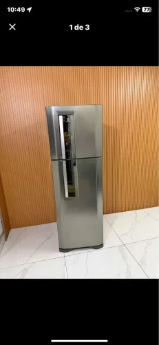 Vendo geladeira Electrolux inox 402 litros froost free