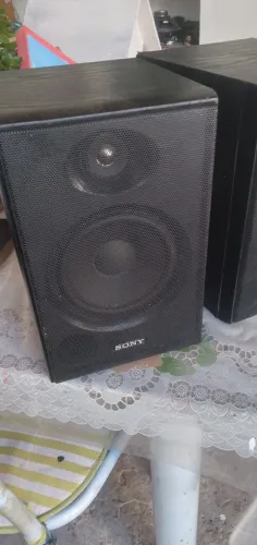 Par de caixas sony