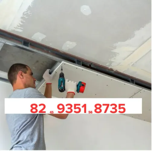 Forro de Gesso e plaquinha drywall Gesso Reformas 