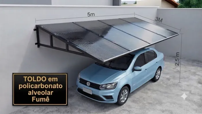 TOLDO p/ carros e áreas externas