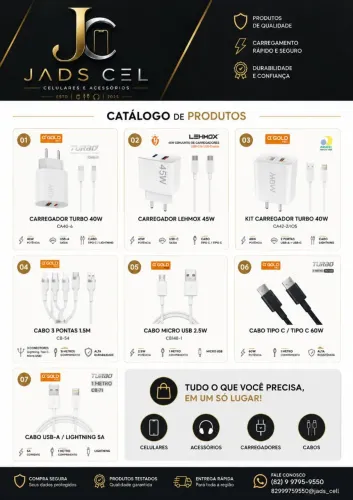 Carregadores/Cabos e Acessórios