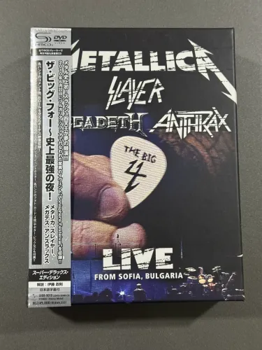Box Big Four Metallica Slayer Anthrax Megadeth importado japonês japan raro