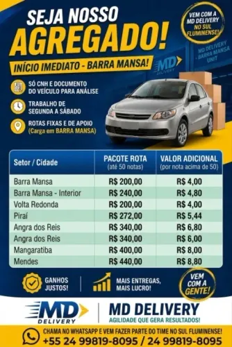 Agregamos Veículos
